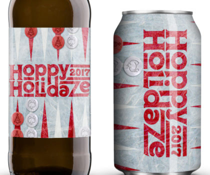 Hoppy Holiday Beer Label