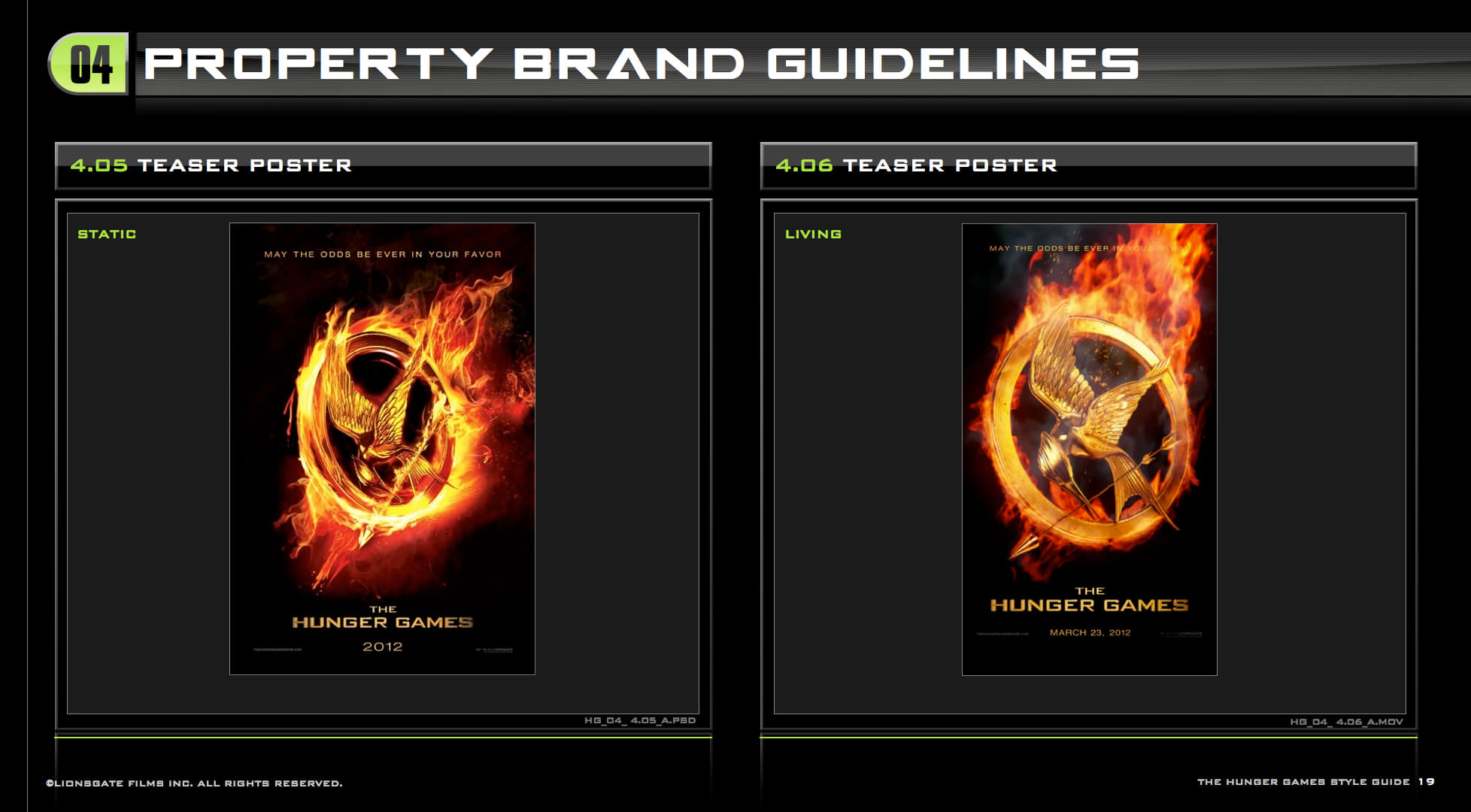 Hunger Games Pitch Deck