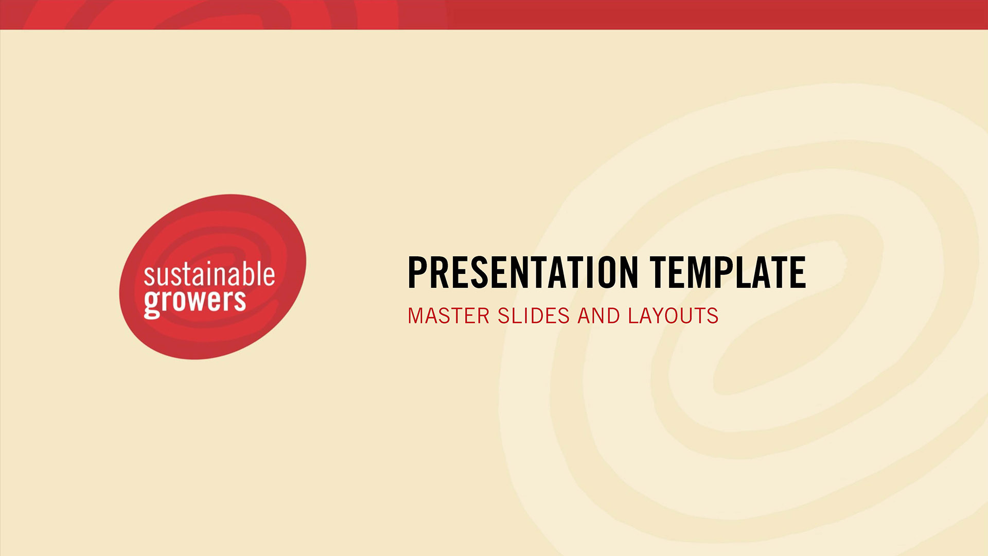 Sustainable Growers Presentation Template